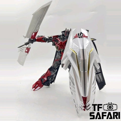 4th party BW BAIWEI TW1024 DOTM Dark of the Moon Sentinel Prime (Modified KO SS61 SS-61) & Weapon Set 18 cm / 7"