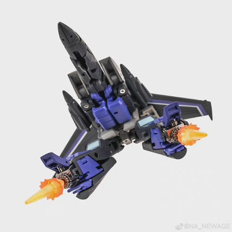 NA NewAge H15C H-15C Samael ( Skywarp ) New Age 4th Anniversary Version 9cm / 3.5"