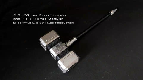Shockwave Lab SL-57 SL57 Steel Hammer for Siege Ultra Magnus (Voyage Class) Upgrade Kit.