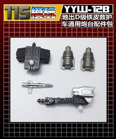 115 Workshop YYW-12B YYW12B Weapon Set (Battle Platform) & Upgrade Kit for WFC Earthrise Ratchet / Ironhide / SG RatchetUpgrade Kit