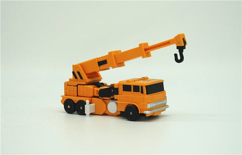 Papa Toys PPT02 PPT-02 PPT03 PPT-03 Fire Engine + Crane (Inferno + Grapple) 2 in 1 set 11cm / 4.5"