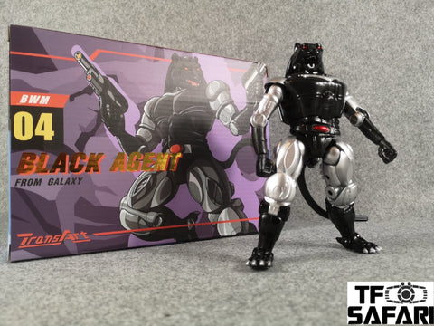 Transart TA BWM-04 BWM04 Black Agent (BW Beast Wars Ravage ) 16.5cm / 6.5"