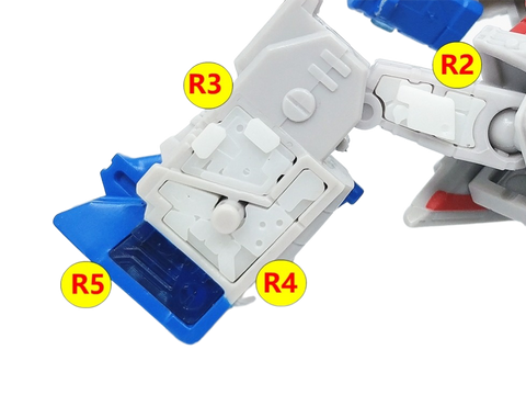 Shockwave Lab SL-106 SL106 the Fire effect & Gap fillers for WFC Kingdom Core Class Starscream Upgrade Kit