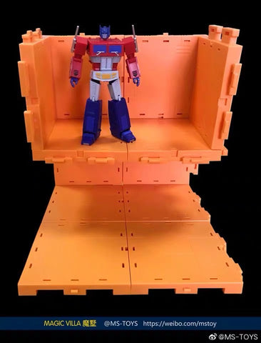 Magic Square MS-Toys Magic Villa Universal Garage Kit for Transformer and Action Figure Models 12 in 1 set Upgrade Kit