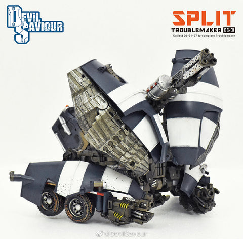 Devil Saviour (BombusBee) DS-01 Split of Trouble Maker (Mixmaster of ROTF Devastator Constructicons) 18cm / 7"