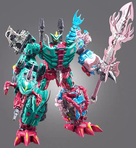 TFC Toys P01-P06 Poseidon Combiner（Piranacon） Full set of 6 set Reissue 35cm / 14"