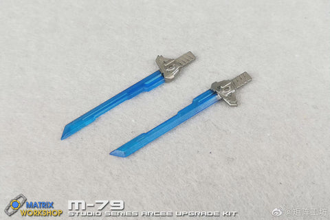 Matrix Workshop M79 M-79 Weapon Set Double Laser Blades for Studio Seris 85 SS85 Bumblebee Arcee Upgrade Kit