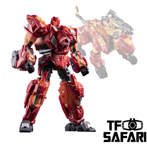 【Pre-Order】Cang Toys Cang-Toys CT-Chiyou-01 Ferocious (Rampage, Feral Rex) Predaking Combiner 23cm / 9"
