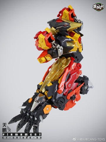 Cang Toys Cang-Toys CT-Chiyou-03 Firmament (Divebomb, Feral Rex) Predaking Combiner 23cm / 9"