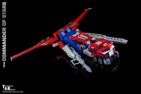 Transform and Rollout TR-02 TR02 Commander of Stars (Transformers Galaxy Force Optimus Prime) Galaxy Convoy 24cm / 9.5mm