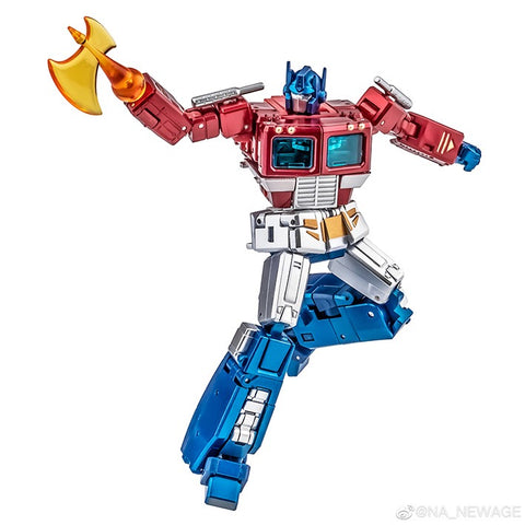 NA NewAge H27M H-27M David (Optimus Prime) Eletroplating Version (No Trailer) New Age 11cm / 4.3"