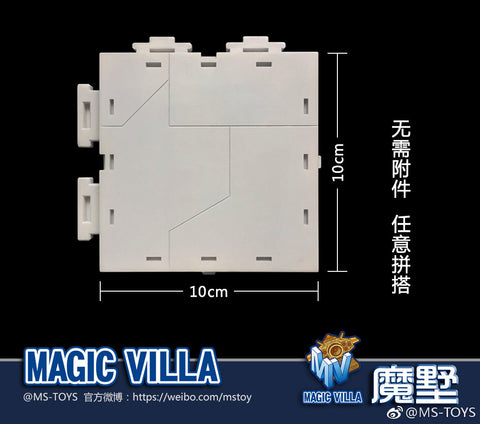 Magic Square MS-Toys Magic Villa Universal Garage Kit for Transformer and Action Figure Models 12 in 1 set Upgrade Kit