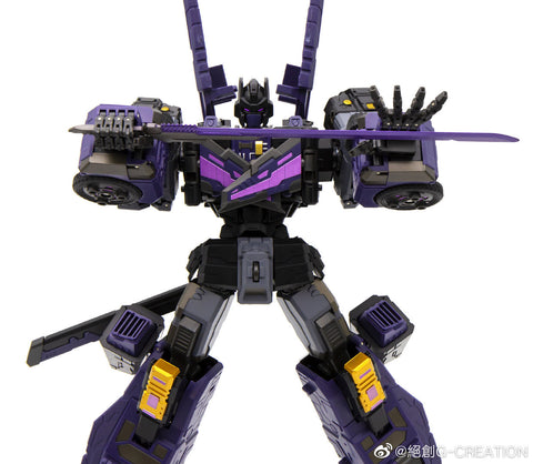 GC G-Creation GCreation GDW-03B Darkblade (Sixshot, Fumma Black Version) IDW Limited Version 30mm / 11.5“