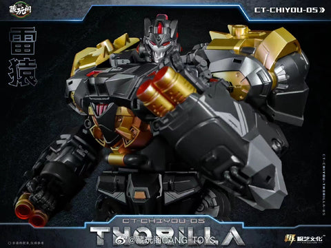 【Pre-Order】Cang Toys Cang-Toys CT-Chiyou-05 Thorilla CT-Chiyou-08 Rusirius 2 in 1 Set Predaking Combiner 23cm / 9"