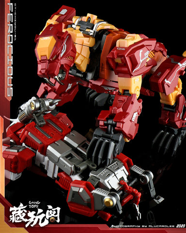 【Pre-Order】Cang Toys Cang-Toys CT-Chiyou-01 Ferocious (Rampage, Feral Rex) Predaking Combiner 23cm / 9"