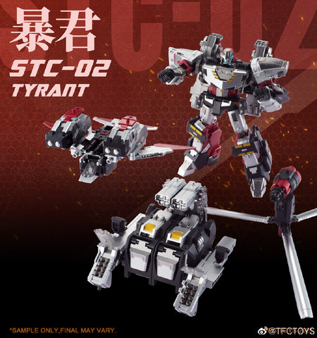 TFC Toys STC-02 STC02 Tyrant (Dominant Megatron) 24cm / 9.5"