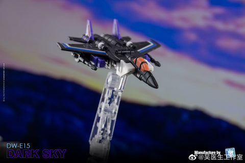 Dr.Wu & Mechanic Studio Extreme Warfare DW-E15 Dark Sky (Skywarp) / DW-E16 Sound Master (Blaster) Legends Class (Core Class) fit to Earthrise Titan Class 2 in 1 set 6cm / 4.6"