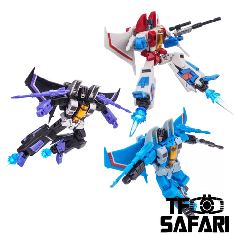 NA NewAge H13 H14 H15 H-13 H-14 H-15 Lucifer, Leviathan, Samael ( Starscream, Thunder Cracker, Skywarp ) New Age 9cm / 3.5"