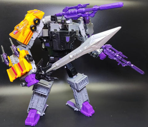 BDT Studio  BDT-39 BDT39 Weapon Set（Giant Sword + Laser Gun）for Generations Legacy Series Menasor / Motormaster Upgrade Kit