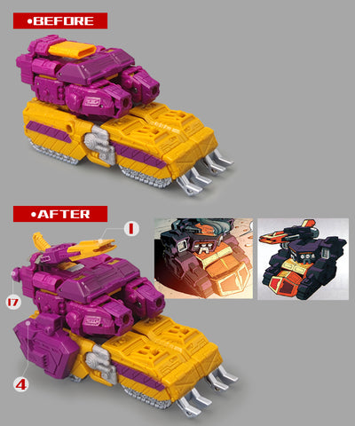 Go Better Studio GX-05WK GX05WK Uptrade Kit for Legacy Wreck 'N Rule Collection Comic Universe Wreckers Impactor ( Upgrade Kit+ Gap Fillers)