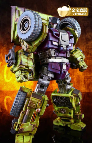 JB Jinbao Devastator Battle Damaged Version (Oversized GT-01 GT01 Gravity Builder) 6 in 1 Gift Set 45cm / 18"