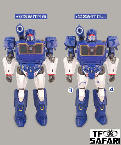 Go Better Studio GX35A GX-35A GX35B GX-35B Upgrade Kit & Gap filler for Studio Series SS83 Bumblebee Movie Soundwave & Ravage Upgrade Kit