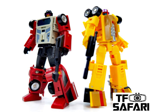 Magic Square MS-Toys MS-B12/ MS-B13 Pillage & Contain ( Dragstrip & Dead End, Menasor ) 2 in 1 set 10cm / 4"