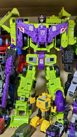 NB No-Brand IDW Combiner Wars CW Devastator 6 in 1 Set (Minified Non-Official Version, No Box) 32cm / 12.5"