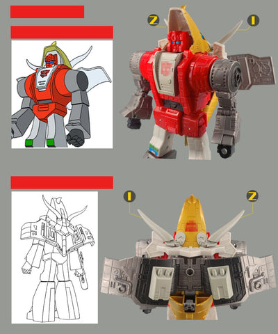 Go Better Studio GX36 GX-36 Gap Fillers for Studio Series 86 SS86 Slag Dinobot Upgrade Kit