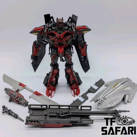 4th party BW BAIWEI TW1024 DOTM Dark of the Moon Sentinel Prime (Modified KO SS61 SS-61) & Weapon Set 18 cm / 7"