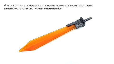 Shockwave Lab SL-101 SL101 the Sword for Studio Series 86-06 Grimlock Upgrade Kit