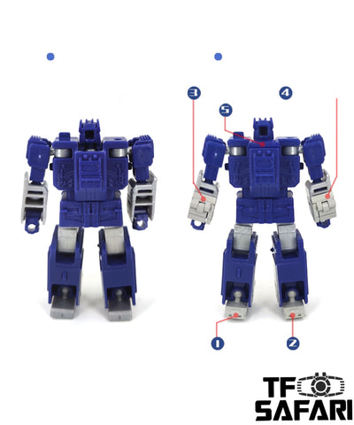 Go Better Studio GX-25 GX25 New Feet Pads & Gap Fillers for WFC Core Class Soundwave Upgrade Kit