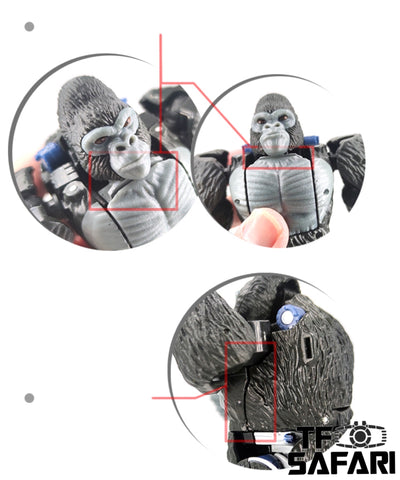 Go Better Studio GX-20 GX20 Chest Filler and Jet Pack for WFC Kingdom Optimus Primal Upgrade Kit