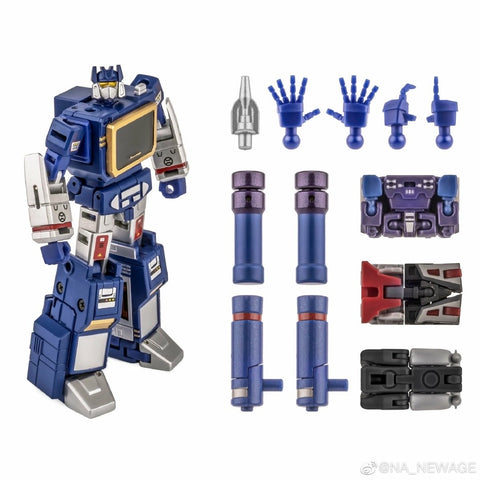 NA NewAge H21EX H-21EX Scaramanga ( Soundwave ) Toy Color 4 in 1 pack Toy Color Version New Age 9cm / 3.5"