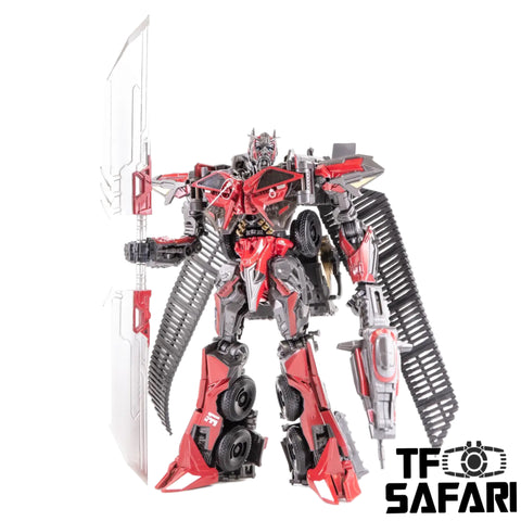 4th party BW BAIWEI TW1024 DOTM Dark of the Moon Sentinel Prime (Modified KO SS61 SS-61) & Weapon Set 18 cm / 7"