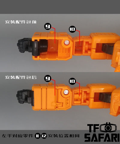 Go Better Studio GX-06 Uptrade Kit for WFC Earthrise Grapple ( Upgrade Kit+ Gap Fillers)