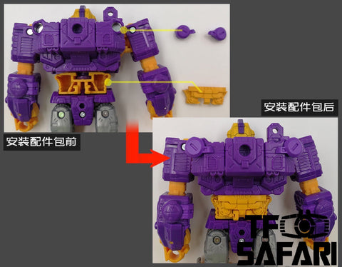 Go Better Studio GX-05 Uptrade Kit for WFC Siege Impactor ( Upgrade Kit+ Gap Fillers)