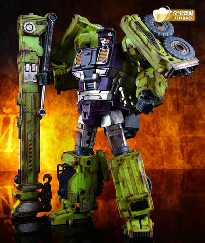 JB Jinbao Devastator Battle Damaged Version (Oversized GT-01 GT01 Gravity Builder) 6 in 1 Gift Set 45cm / 18"