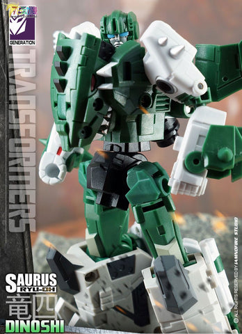Fansproject FPJ Saurus Ryu-Oh (Dinokings Combiner) Reissue Version 6 in 1 set 28cm / 11"