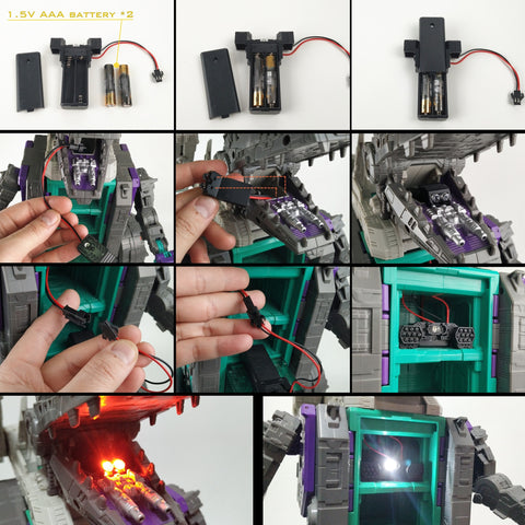 Shockwave Lab SL-87 SL-89 / SL87 SL89 LED Upgrade Kits for Titans Return Trypticon Upgrade Kit