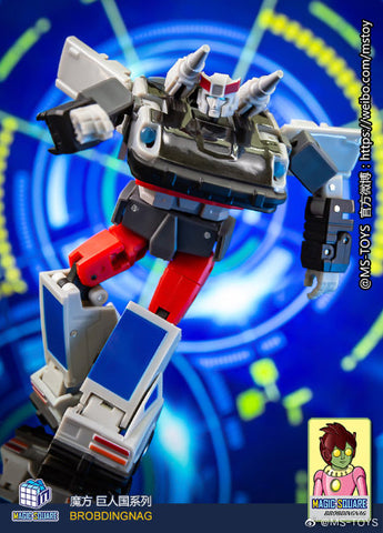 Magic Square MS-Toys MS-B24 MSB24 Silver Bullet (Bluestreak Legends Class) 12cm, 4.7"