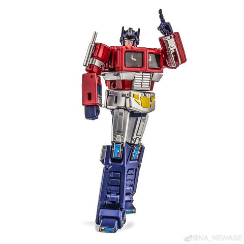 NA NewAge H27EX H-27EX David (Optimus Prime) w/ Convoy Limited Metallic Version New Age 11cm / 4.3"