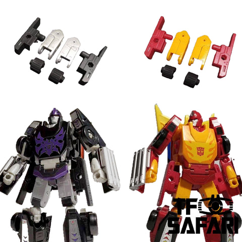 Shockwave Lab SL-58 / SL-59 SL58 / SL59 Hip and Shoulder Upgrade Parts for POTP Power of the Prime Rodimus Prime / Rodimus Unicronus Upgrade Kit