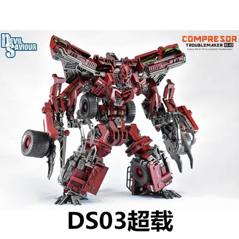 Devil Saviour (BombusBee) DS-03 Compresor (Overload of ROTF Devastator Constructicons) 18cm / 7"