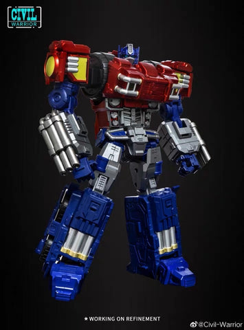 Civil Warrior CW-01 CW01 General Grant (Dreamwave The War within OP Optimus Prime ) 25cm / 10mm