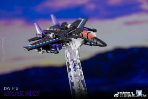 Dr.Wu & Mechanic Studio Extreme Warfare DW-E15 Dark Sky (Skywarp) / DW-E16 Sound Master (Blaster) Legends Class (Core Class) fit to Earthrise Titan Class 2 in 1 set 6cm / 4.6"