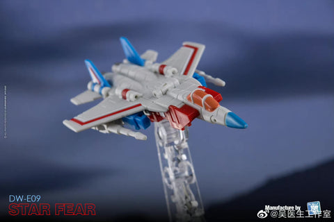 Dr.Wu & Mechanic Studio Extreme Warfare DW-E09 Star Fear  / E12 Blue Thunder / E15 Dark Sky (Starscream / Thundercracker / Skywarp) 3 in 1 set 6cm / 4.6"