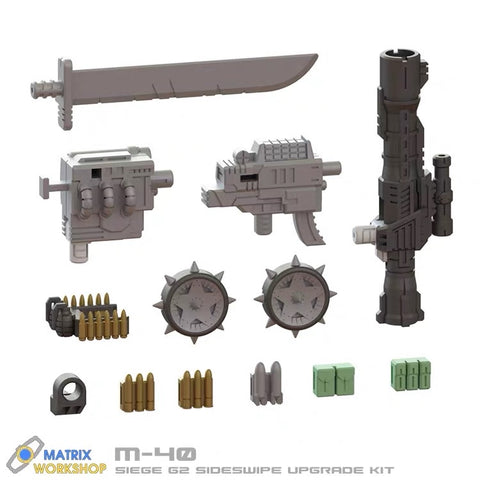 Matrix Workshop M-40 M40 Weapons  for WFC Siege G2 Black Sideswipe / Alpha Strike Upgrade Kit (Painted)