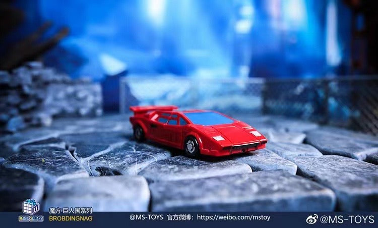Magic Square MS-Toys MS-B07A MSB07A Red Cannon (Sideswipe