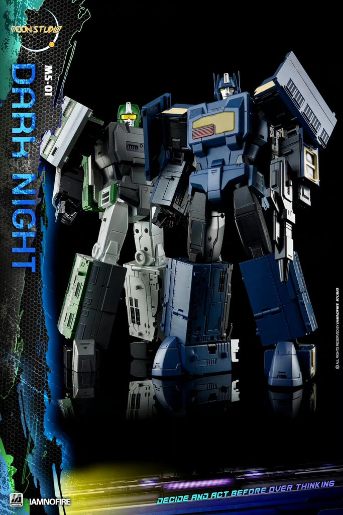 Moon Studio MS-01 Dark Night, Radiatron (Not G1 Getsuei, Raiden ) 21cm ...